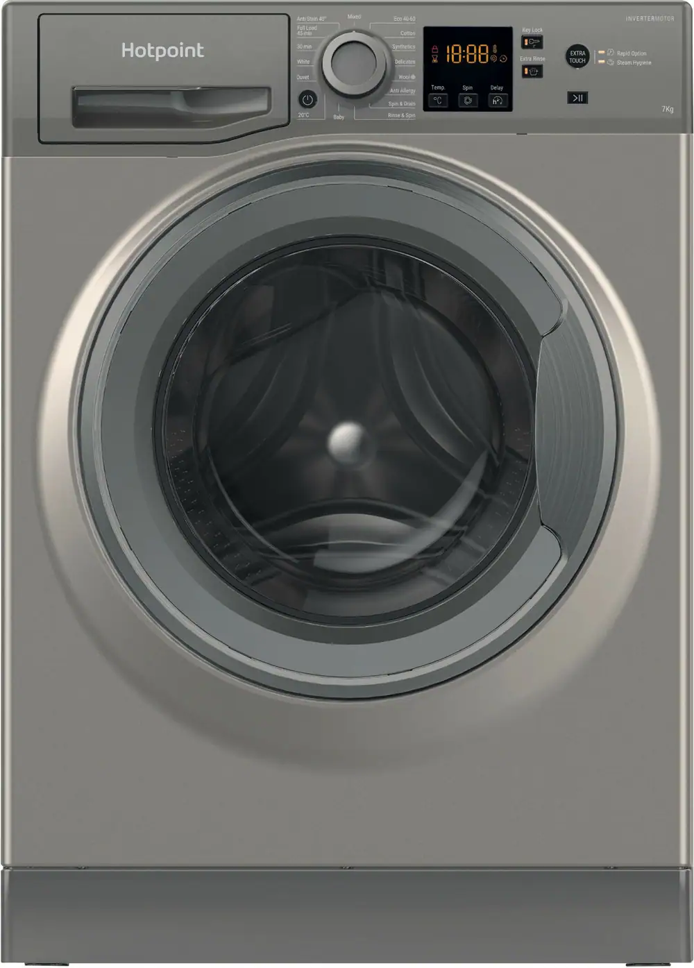Hotpoint Anti-Stain NSWM 7469 GG UK 7kg Washing Machine with 1400 rpm