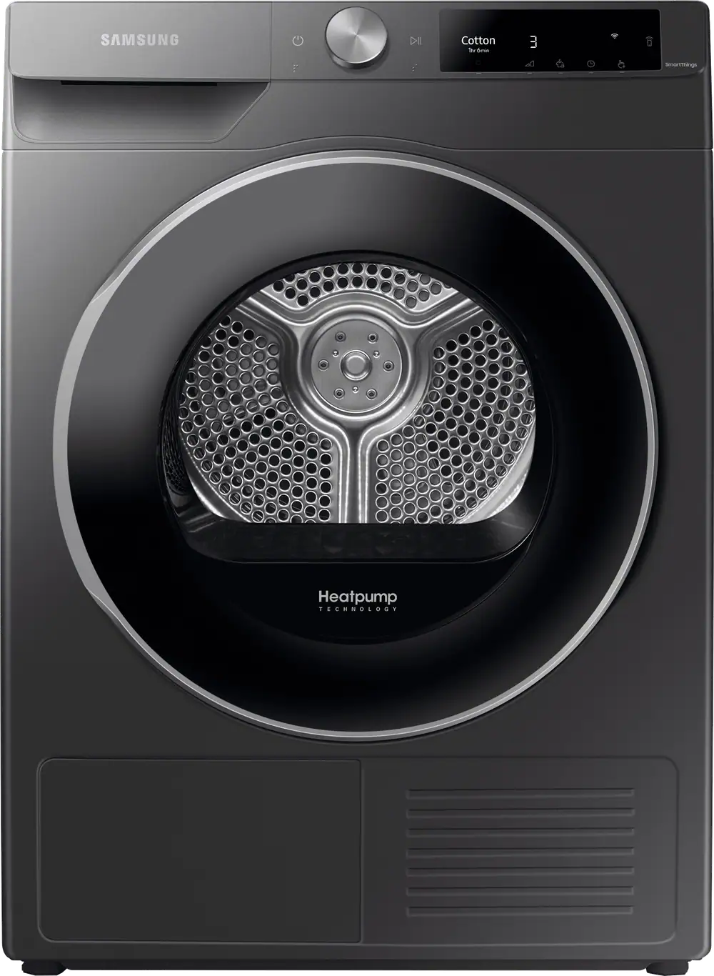 Samsung Series 6 DV90T6240LN Connected 9Kg Heat Pump Tumble Dryer with Optimal Dry, Hygiene Care, A+++ Energy Rating