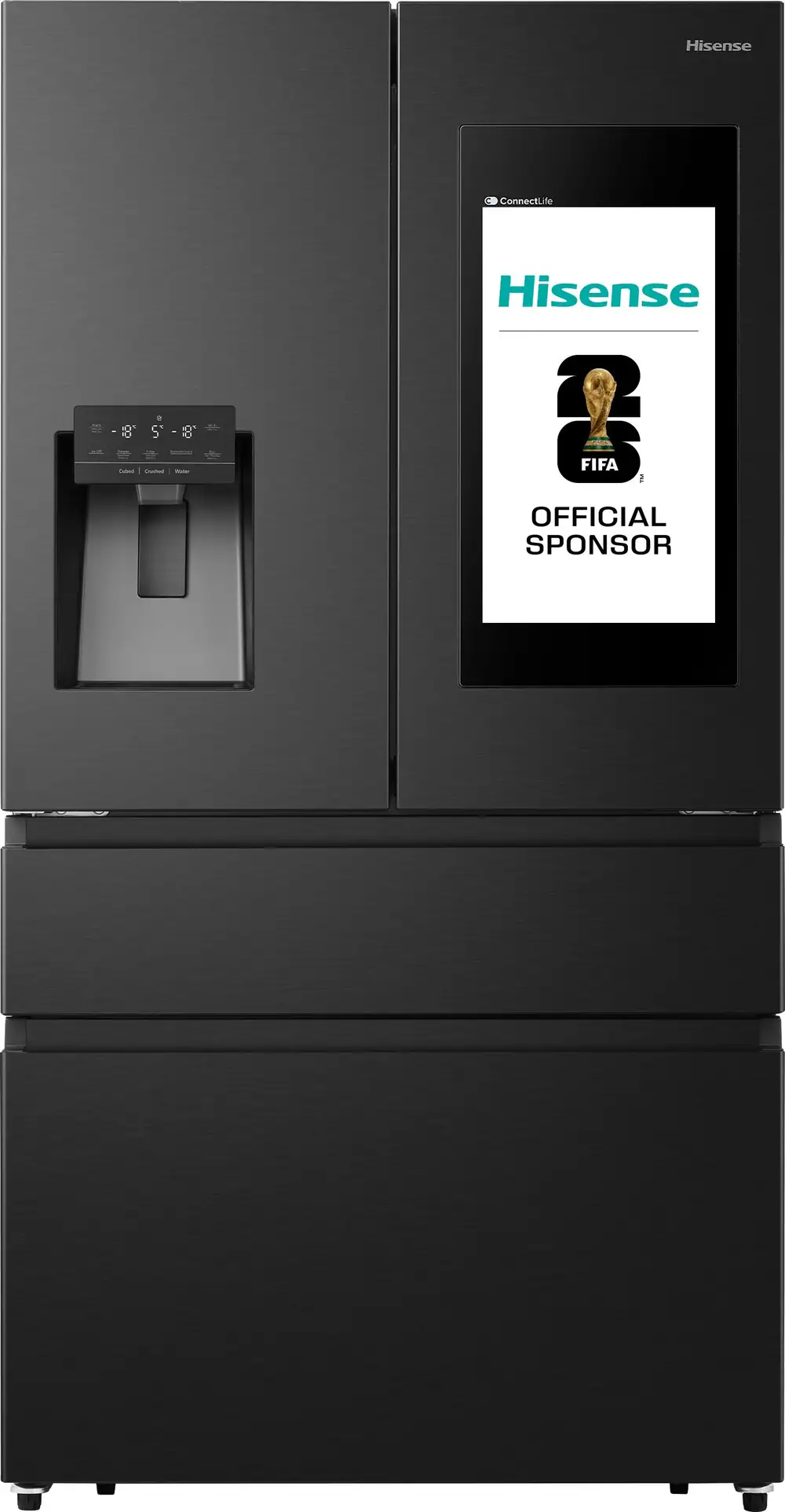 Hisense PureFlat Eclipse RF9P490GTFE Total No Frost American Fridge Freezer