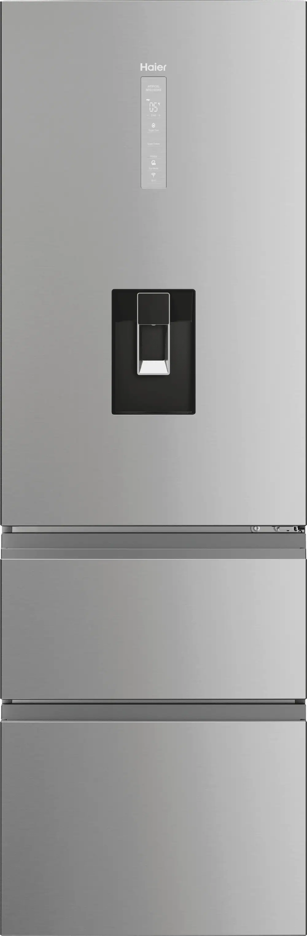 Haier 3D 60 Series 5 HTW5618EWMG 185cm 60/40 Total No Frost Fridge Freezer