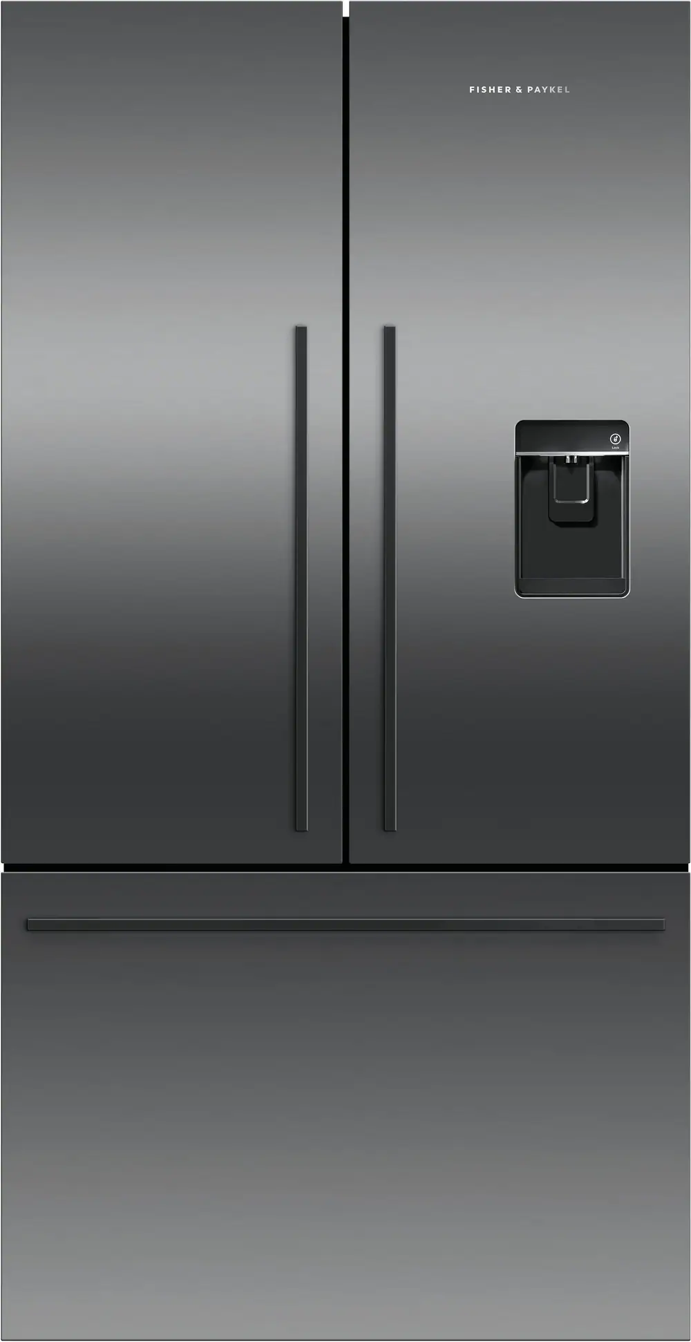 Fisher & Paykel Series 7 Contemporary RF540ADUB7 Plumbed Frost Free Multi-door American Fridge Freezer