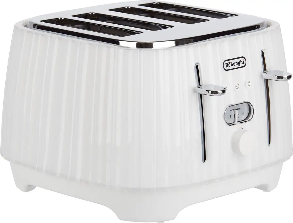 De'Longhi Ballerina CTD4003.W 4 Slice Toaster